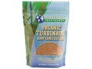 Wholesome Sweeteners Organic Turbinado Raw Cane Sugar 24 Ounce Pouches Pack...