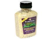 Westbrae Natural Stoneground Mustard Salt free 8 Ounce Bottle Pack of 12