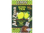 AriZona Lemon Iced Tea Iced Tea Stix Sugar Free 0.7 Ounce Boxes Pack of 6