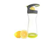 Full Circle Wherever Water Lemon Water On the Go Glass Bottle 20 ounce Lime Green FC12501G
