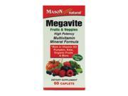 MASON vitamins Megavite Fruits and Veggies Mineral Formula 60 Count