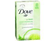 Go Fresh Cool Moisture Hydrating Lotion Beauty Bar By Dove 6 x 4 oz Soap For Unisex