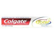 Colgate Toothpaste Clean Mint Total 4 Pack 1.9 Oz.each Tube
