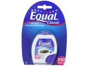 Equal Zero Calorie Sweetener Tablets, Sugar Substitute To Go, 100 Ct