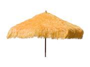 Palapa Tiki Umbrella 9 ft Yellow Patio Pole