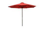 Classic Wood 9 ft Market Umbrella