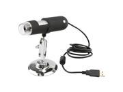 2MP USB Digital Microscope Endoscope Magnifier 400X for Windows 7 Vista XP 2000 Mac OS X 10.5 or above Black