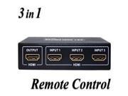 3 Port HDMI 1.3 Switch Switcher Compatible with DVI 1080i p
