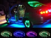 AGPtek CE29 7 Color LED Car Underbody Glow Lights Strip Kit 48 and 36
