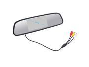 AGPtek 4.3 Inch TFT Car LCD DVD Mirror Monitor Wireless Night Vision Waterproof Rearview Backup Camera