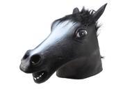 Halloween Party Decorations Creepy Horse Head Latex Rubber Mask BLACK Perfect for Harlem Shake Gangnam Style