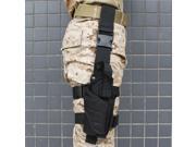 Tactical Army Black Pistol Gun Drop Leg Thigh Holster