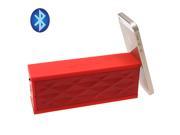 Portable Wireless Bluetooth 3.0 Boombox Speaker w Microphone for Samsung iPhone 5 5S Laptop RED