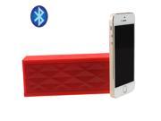 Rechargeable Bluetooth 3.0 Wireless Boombox Speaker w Microphone Answer System Hand free TF Card Slot Red