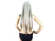 Long Straight 8 Piece Full Head Hair Extension Extensions w Clips Brown