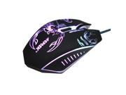 NEW 2400DPI Optical Adjustable 6D Buttons Wired Breathe Full Light Gaming Mouse Game Mice for Laptop PC
