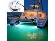 Super Bright 3 LED 2W Marine Underwater Waterproof Light Boat Yacht Underwater Light_Green