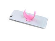 One Touch Silicone Phone Holder Stand Universal for iphone 4 4s 5 5s 5c Samsung S3 S4 Note2 Note3_Pink