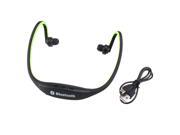 New Sports Wireless Bluetooth 3.0 Music Headset Smart Earphone for Laptop Tablet PC iPhone5 5S Samsung Galaxy S5 S4 _Green