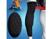 L Size Honeycomb Pad Crashproof Antislip Basketball Leg Knee Long Sleeve Protector Gear