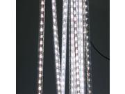 19.6 inch 8 Tube 144 LEDs Meteor Shower Rain Lights Waterproof String Light Decoration – White