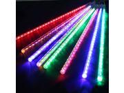 19.6 inch 8 Tube 144 LEDs Meteor Shower Rain Lights Waterproof String Light for Wedding Party Halloween Christmas Xmas Decoration Tree – Multi color