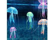 5pcs Set 5.5 Artificial Glowing Effect Fish Tank Decoration Aquarium Jellyfish Ornament
