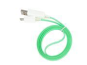 3.3 ft Visible LED Light Micro USB Cable Charging Data Sync Cable for HTC Samsung Galaxy S3 S4 Android Phone Tablet