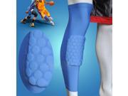 Honeycomb Pad Crashproof Antislip Basketball Leg Knee Long Sleeve Protector Gear Size XL