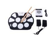 Portable Kids Roll Up Foot Switch Pedal Electronic Digital Drum Kit with Drum Foot Pedal