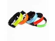 AGPtek 5x LED Flashing Safety Reflective Belt Strap Snap Wrap Arm Band Shine Armband for Running Outdoor Sports Party Concert Promotion Cycling