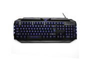 AGPtek USB Wired Multimedia Adjustable Ergonomic Brightness Illuminated Gaming Keyboard Multimedia Shortcut Keys LED Backlight Keyboard