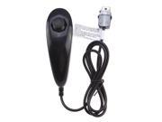 Black Built in Motion Plus Remote Nunchuck Controller For Wii Silicone Case Wrist Strap