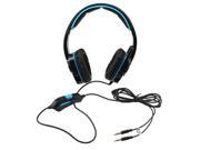 AGPtek 3.5mm Sades Stereo Headset Ear Pad SA708PC Notebook Pro Gaming Headset with Hidden Microphone Black