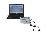 Portable USB Tape to PC Converter DUAL Cassette to MP3 Capture Player