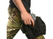 Outdoor Tactical MOLLE Drop Leg Platform Panel W Holster Black