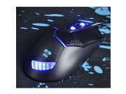E 3lue Cobra EMS 622 3 Levels 600 1000 2000 DPI 6 button Blue LED High Precision Wired Optical PC Gaming Mouse Mice
