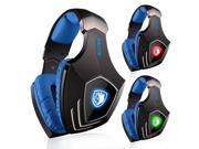 SADES A60 7.1 Surround Stereo Vibration Pro Gaming Music Over ear Headset Headphone USB For PC Laptop