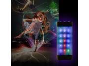 AGPTEK Wireless Dancing LED Lights Speaker with build in Microphone for iphone6 iphone6 plus Ipad Samsung Galaxy Tablets Laptop PCNew