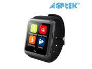 AGPtEK ® U11 Bluetooth Smart Watch w Touch Screen 320*320 Resolution SIM Card Supported WristWatch SmartWatches Fully Compatible with Ios Android Smart Phones f