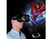 3D Glasses Google Cardboard Virtual Reality Video Glass For 3.5~6 inch screen Smart Phone IPHONE5S IPHONE6 Black