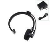 A2DP and AVRCP Wireless Bluetooth Earphone Handsfree Noise Canceling Headset Headphone w Flexible Boom Mic For Cell Phone
