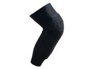 AGPtek Anti Slip Knee Pad Strong Honeycomb Size M Crashproof BasketBall Protective Long Leg Sleeves Black