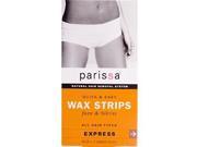 Q E Wax Strips Face Bikini Parissa 16 ct Wax Strip