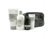 Logistics For Men The Perfect Shave Kit Cleanser Pre Shave Oil Shave Cream After Shave Cream Bag 4pcs 1bag
