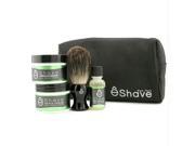 Verbena Lime Start Up Kit Pre Shave Oil Shave Cream After Shave Soother Brush Bag 4pcs 1bag