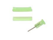 [ZIYA] iPhone 4S 4G Silicone Earphone Jack Connector Dust Cover Cap Colorful series Green