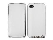 [CASE4U] iPhone 4S Leather Case White Snake skin Pattern Screen Protector Skin Anti dust cap Wrap
