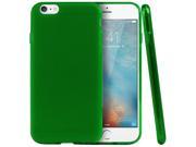 Apple iPhone 6 Case [Neon Green] Slim Flexible Anti shock Crystal Silicone Protective TPU Gel Skin Case Cover