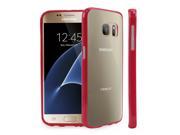 Galaxy S7 Case REDshield Crystal Back Bumper Case [Drop Protection][Hot Pink] Flexible Border Case for Samsung Galaxy S7